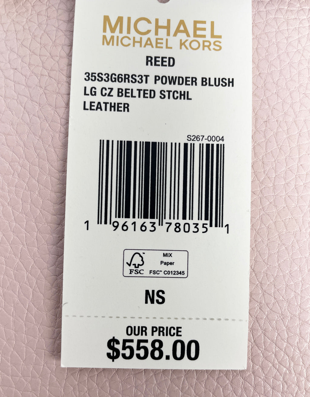 Michael Kors Reed Large Belted Satchel Bag