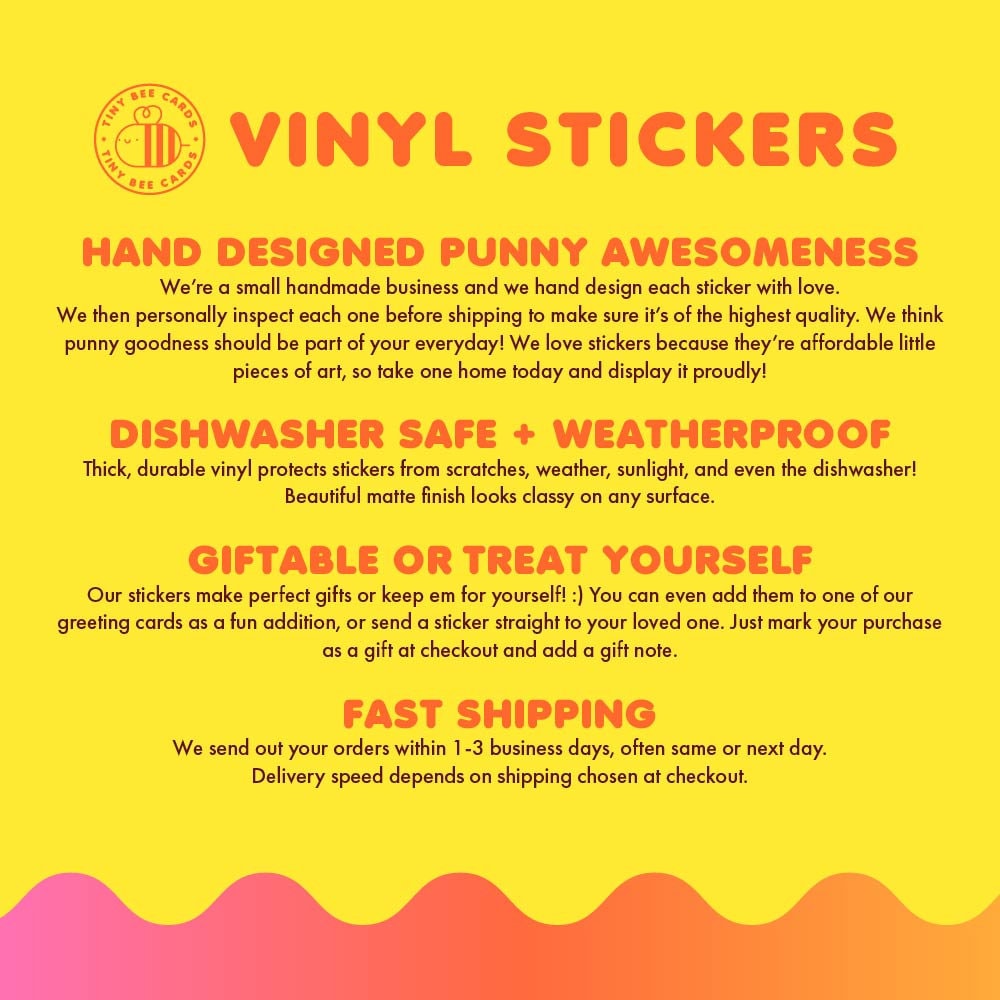 Bunny Vinyl Sticker "I Wanna Dance With SomeBunny"